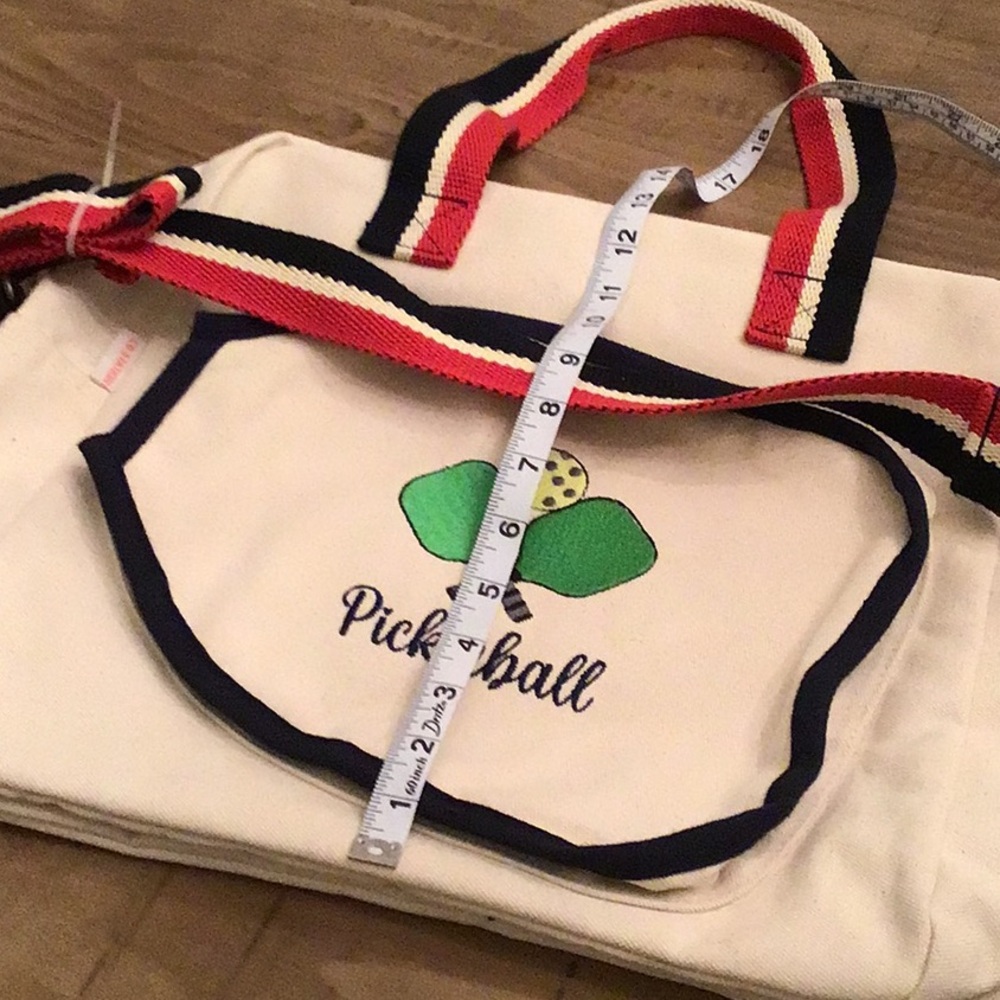 Pickleball CB Station canvas tote - Picture 12 of 14